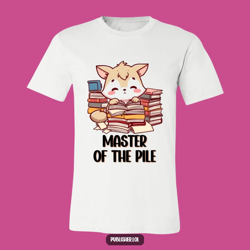 Funny Animal Manuscript Sorting T-Shirt - Hilarious Gift for Detail Lovers