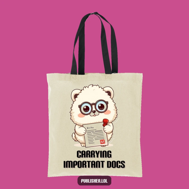 Funny Official Stamp Tote Bag - Carry Your Approval Everywhere!