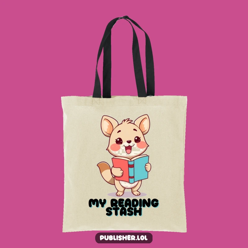 Funny Adorable Animal Book Presenter Tote Bag - Chic & Hilarious Carryall