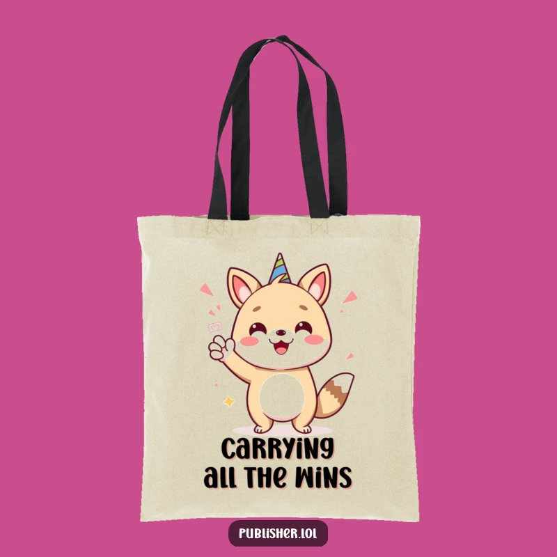 Funny Approved Animal Tote Bag: Stylish Celebrate Design, Perfect Funny Gift for Everyday