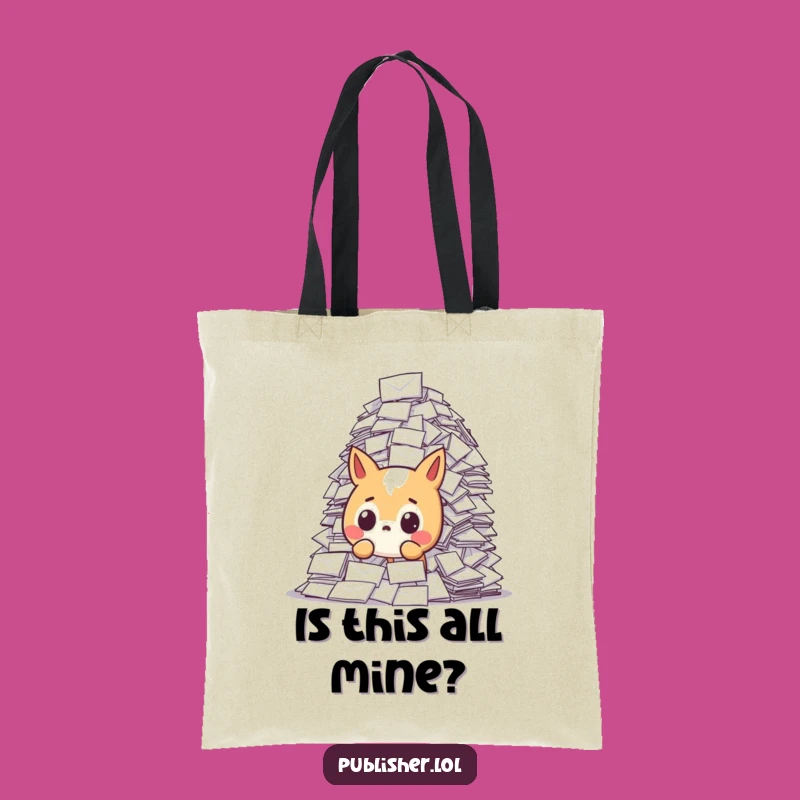Funny Mail Surprise Tote Bag - Eco-Friendly & Hilarious Animal Gift