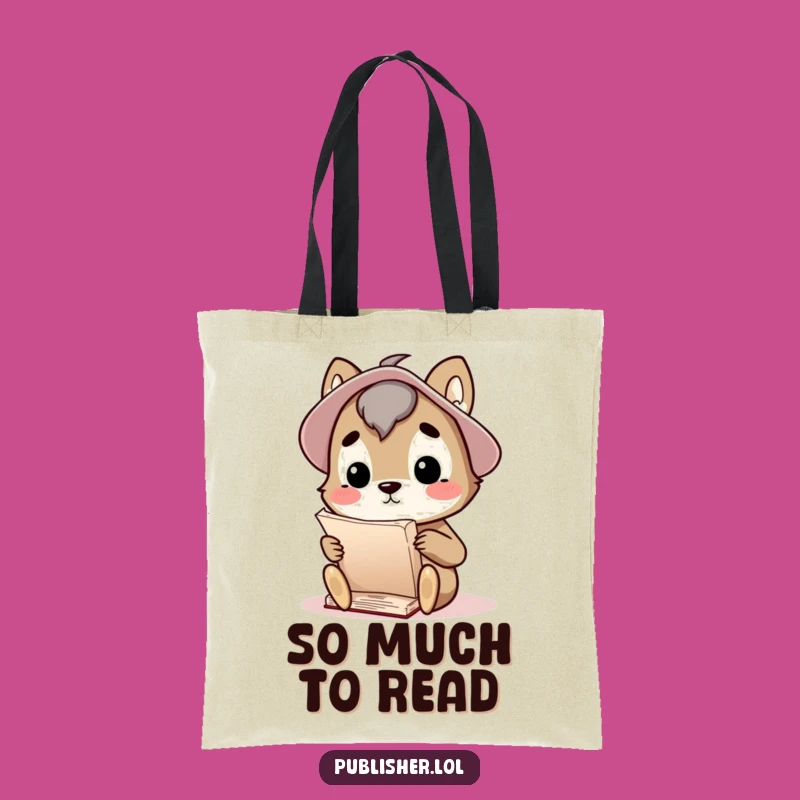 Funny Scholar Animal Tote Bag: Carry Your Knowledge in Style